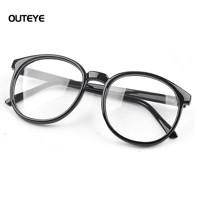 Resultado de imagem para OUTEYE Harajuku Das Mulheres Óculos Vintage Frame Simples Espelho Frame Ótico Rodada Menina De Óculos Limpar Lens oculos feminino de grau W0