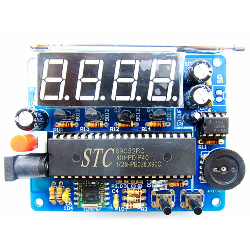 DC 4,5 V-5,5 V DIY Мини цифровой fm-радио 87 MHZ-108 MHZ 2W 8ohm динамик комплект электроники/Готовая