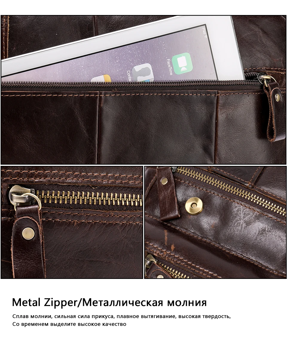 Messenger Bag Men's Genuine Leather Casual Crossbody Bags for Men Shoulder Bag Men Bags Business Leather Man Handbags 8508 (18)