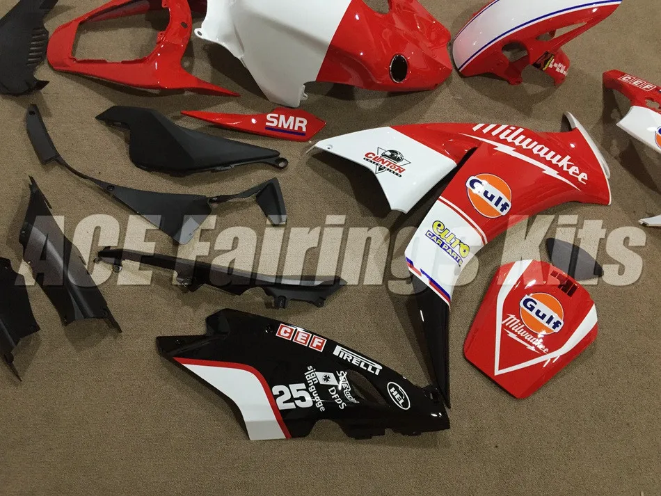 Обтекатели для кузова комплекты литые изделия для Honda CBR1000RR 12 13 14 15 16 CBR 1000RR 1000 RR 12-15 CBR1000 2012 2013 обтекателя Белый Красный