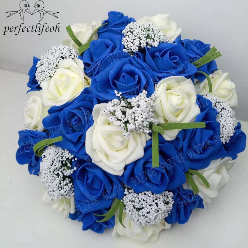 Perfectlifeoh букет Лидер продаж искусственные пенные цветы розы из пеноматериала для свадебной композиции Свадебный букет свадебные букеты - Цвет: 08