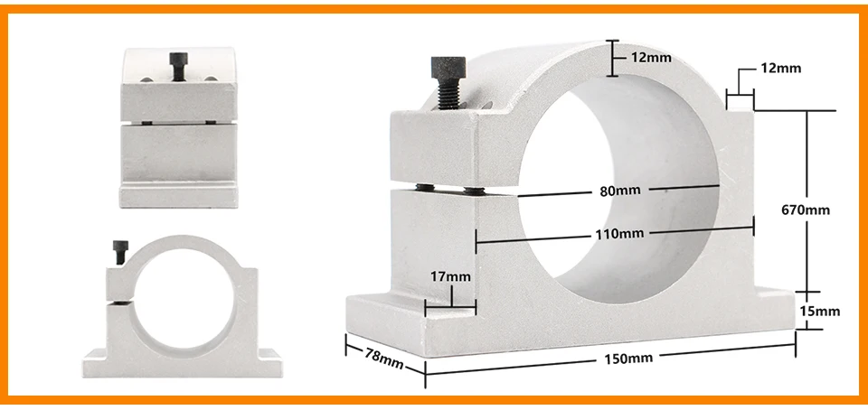 G-PENNY 1.5KW мотор шпинделя с водяным охлаждением ER16 4 подшипники 80x220 мм и 1.5kw VFD/инвертор и 80 мм кронштейн и 75 Вт водяной насос