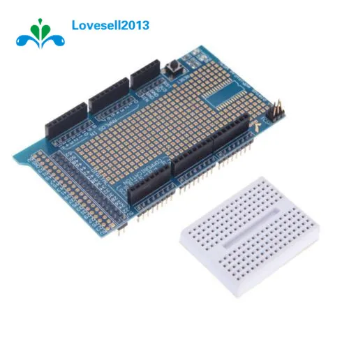 Новый Прототип Щит Proto щит V3 с мини хлебная доска для Arduino MEGA | Электроника