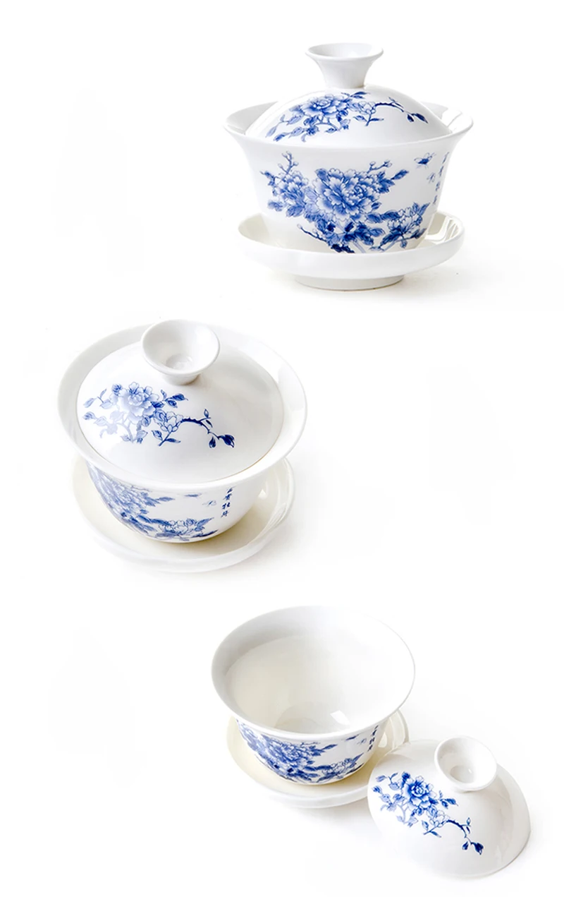 Tea Set 11pcs Chinese Kung Fu Ceramic Portable Teacup Teapot