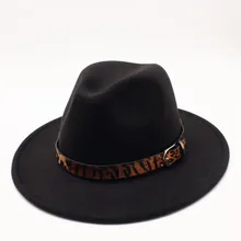 OZyc модная шерстяная Женская Шляпа Fedora для зимней и осенней элегантной леди гибкий колпак широкий джазования с полями Шапки размер 56-58 см