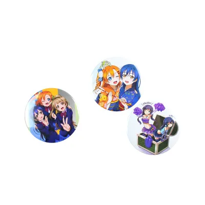 12 видов LoveLive! Школьный идол проект фигурка модель брошь булавки броги круглый
