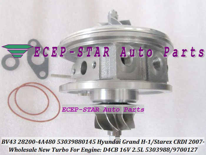 BV43 28200-4A480 53039880145 53039880127 Turbo Turbocharger For HYUNDAI H-1 Cargo Travel Grand Starex CRDI 2007- D4CB 16V 2.5L (4)
