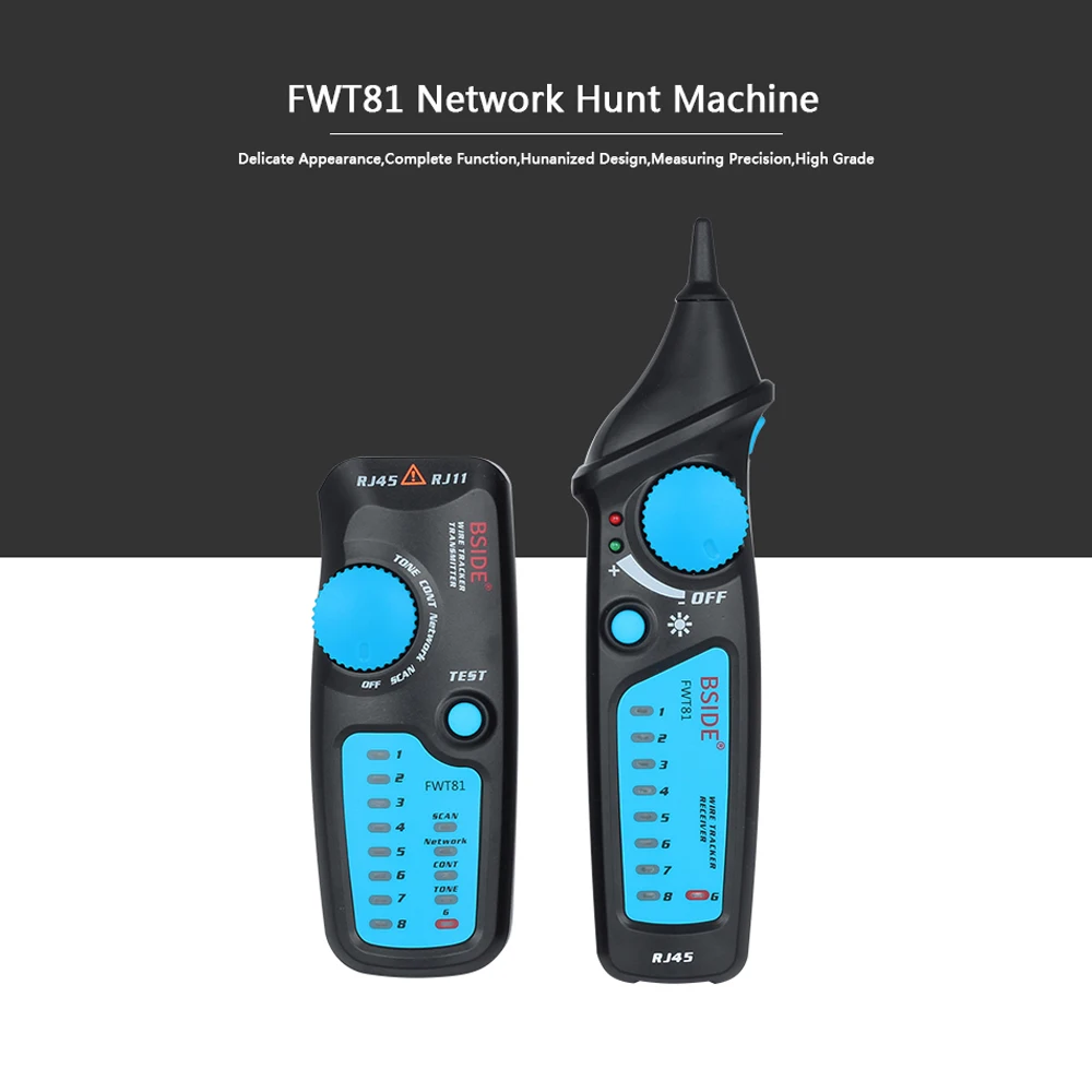 

Multi-functional LCD Network Cable Tester Wire Tracker RJ11 RJ45 Wire Network Cable Finder Telephone wire checking