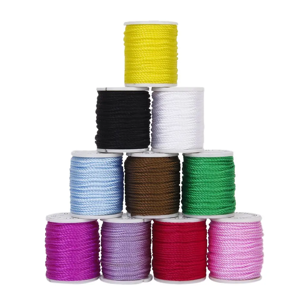 Best 10 Rolls of Nylon Beading Thread Cord for DIY Jewellery Making