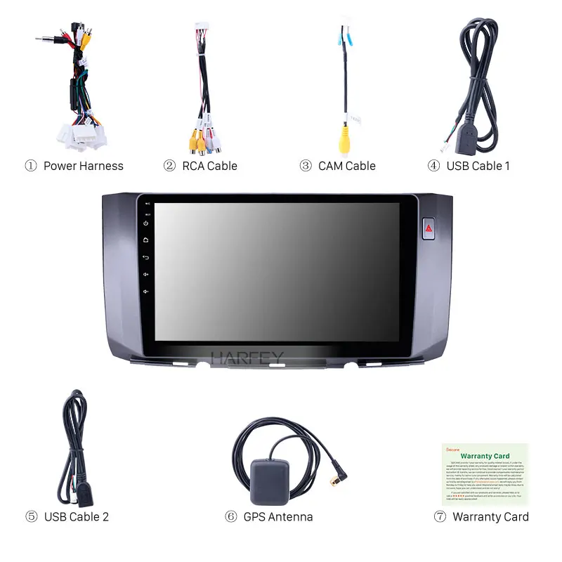 Sale Harfey 2Din Touchscreen 10.1 inch Car Radio Head Unit for Toyota ALZA Android 8.1 GPS with AUX support OBD2 Carplay Audio Player 3 Sale Harfey 2Din Touchscreen 10.1 inch Car Radio Head Unit for Toyota ALZA Android 8.1 GPS with AUX support OBD2 Carplay Audio Player 3