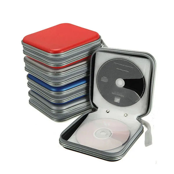 A Ausuky портативный 40 диск емкость чехол для DVD для CD для автомобиля медиа хранения CD сумка-15