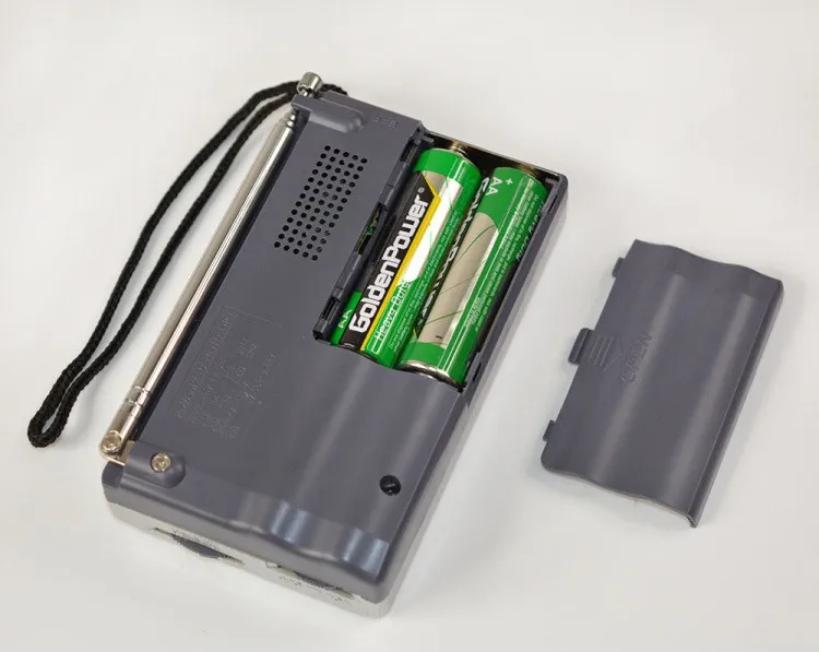 Портативное мини радио двухдиапазонное FM/AM карманное с Built in Speaker высокое