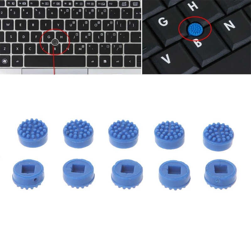 10Pcs Black Pointer Caps For HP Laptop Keyboard Trackpoint Little Dot Cap