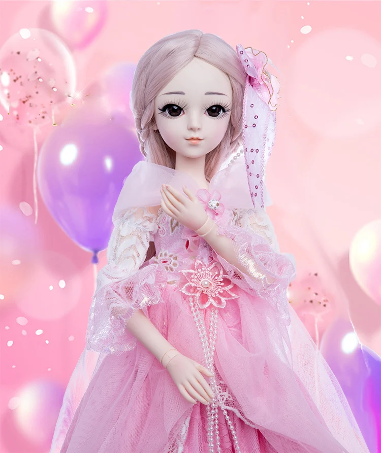 Принцесса Анна 1/3 60 см BJD кукла DIY Мода парик кукла одета принцесса кукла девочка игрушки