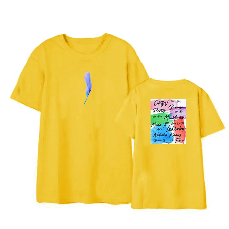 Kpop got7 new album present you same printing o neck t shirt for i got7 summer short sleeve t-shirt causal top (7)