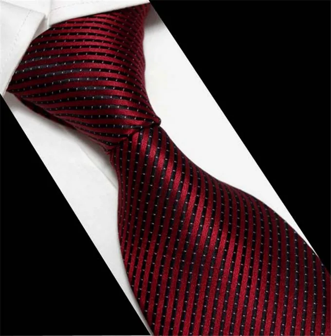 SCST бренд Cravate Классический белый горошек Красный шеи галстуки для мужчин галстук мужские s свадебные галстуки тонкий галстук Gravata CR034 - Цвет: M01