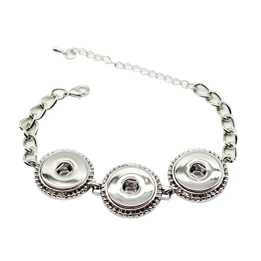 High quality bracelet snaps bracelets pour snap button fit 18 20mm