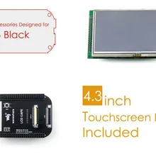 Beagle Bone Black lcd накидка+ 4,3 дюйма lcd аксессуары = BB Black Acce C для BB Black Development