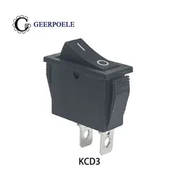 5 шт./лот KCD3 30*13 2 Pin 250 В 15A лодка переключатель Bouton Poussoir Металл Interrupteur микро переключатель