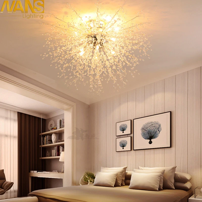 NANS Freeshipping Creative lucency Acryl G4 ceiling lamp dandelion personality modern dining room led ceiling bedroom lights dandelion print dining mat
