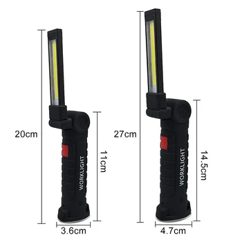 

Portable Lumen COB LED Portable Spotlight Working Lights With Magnetic 5 Modes USB Rechargeable High Brightness Energy Saving