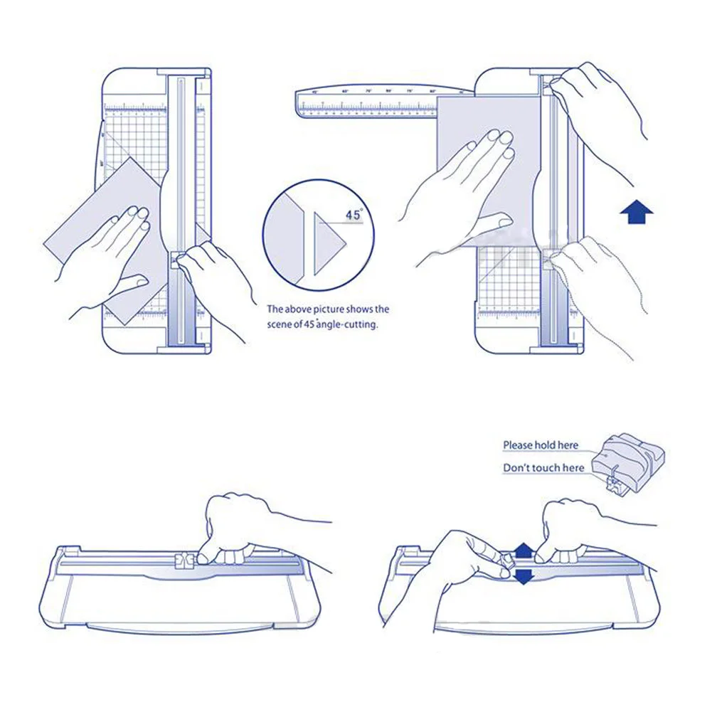 A4 гильотинная линейка резак для бумаги триммер Скрапбукинг инструмент для крафт бумаги купон этикетка Cardstock LBShipping