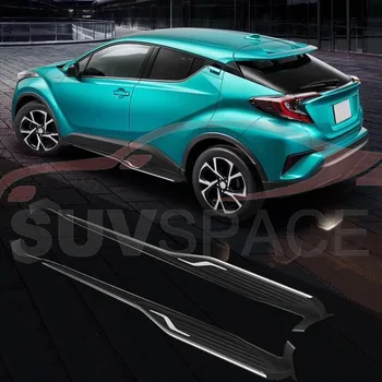

Aluminium running board side step Nerf bar Suitable forToyota CHR CH-R 2018 2019 2020 New Arrival High Quality