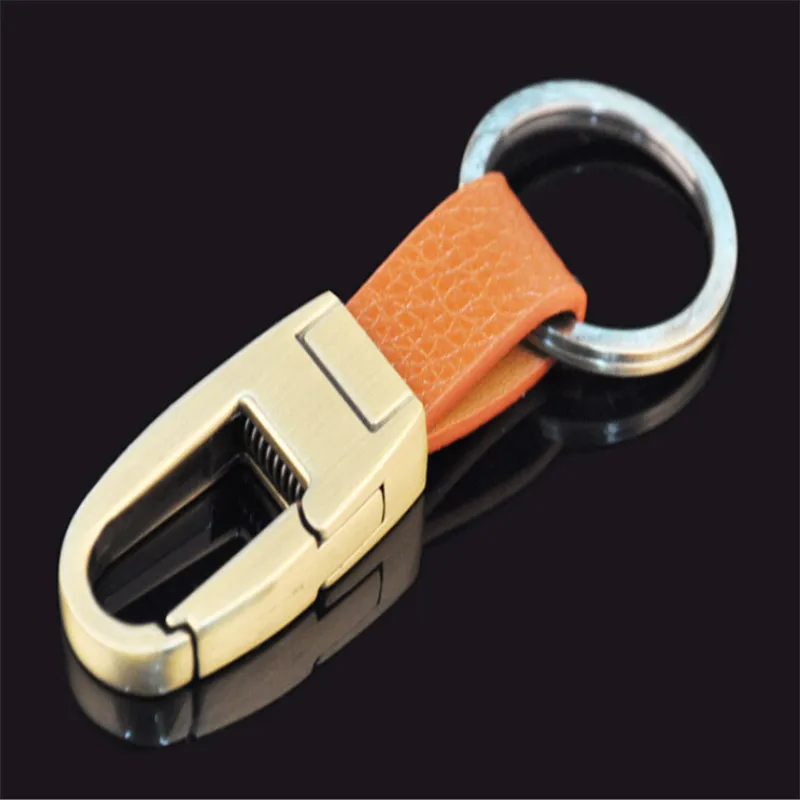Top Quality 2017 Gifts Fashion Men Alloy Key Chain Loops Buckle Key