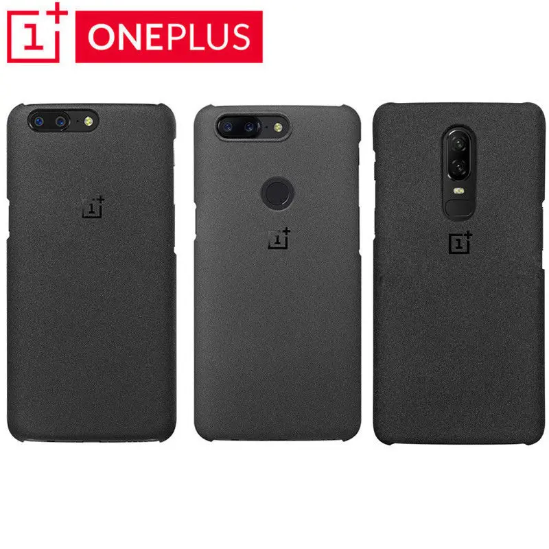 

For Oneplus 7/7 Pro/6 6T/ 5 / 5T 100% Original Official OnePlus Genuine Sandstone Matte Slim Back Skin Case Cover