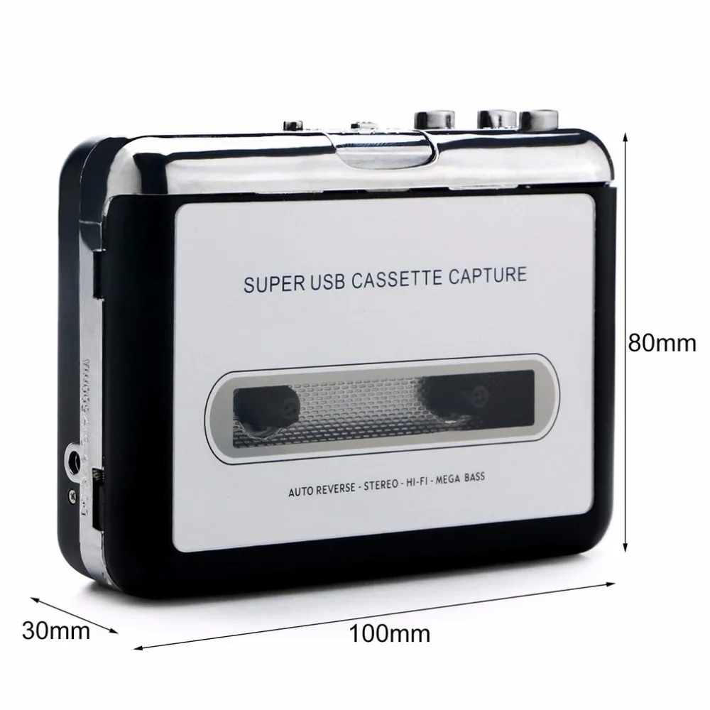 Cassette player USB Cassette to MP3 Converter Capture Audio Music Player Convert music For Microsoft For Windows