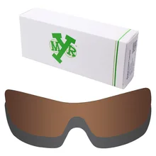 2 шт. Mryok поляризованные Сменные линзы против царапин для солнцезащитных очков Окли Batwolf линзы Стелс черный и бронзовый коричневый