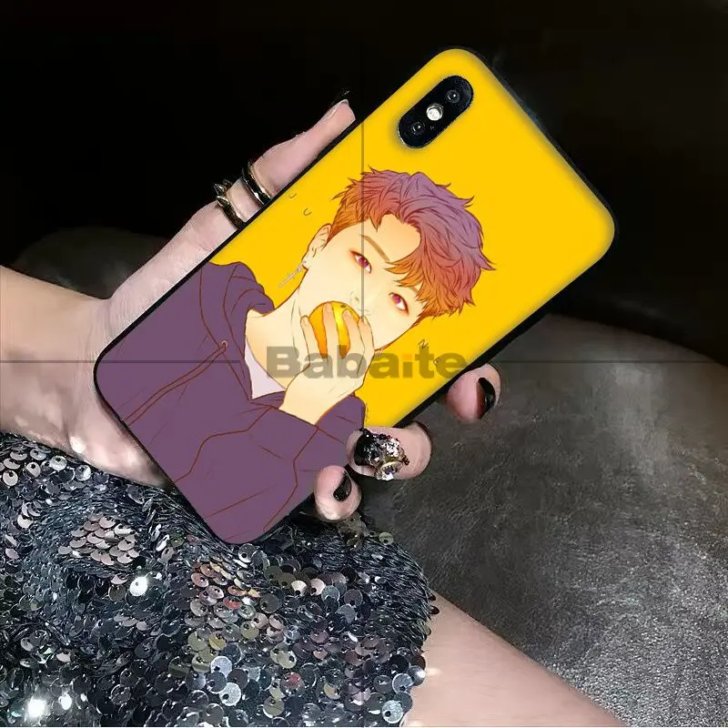 Babaite iKON kpop Bobby B. I. Мягкий силиконовый чехол из ТПУ для iPhone 5 5Sx 6 7 7plus 8 8Plus X XS MAX