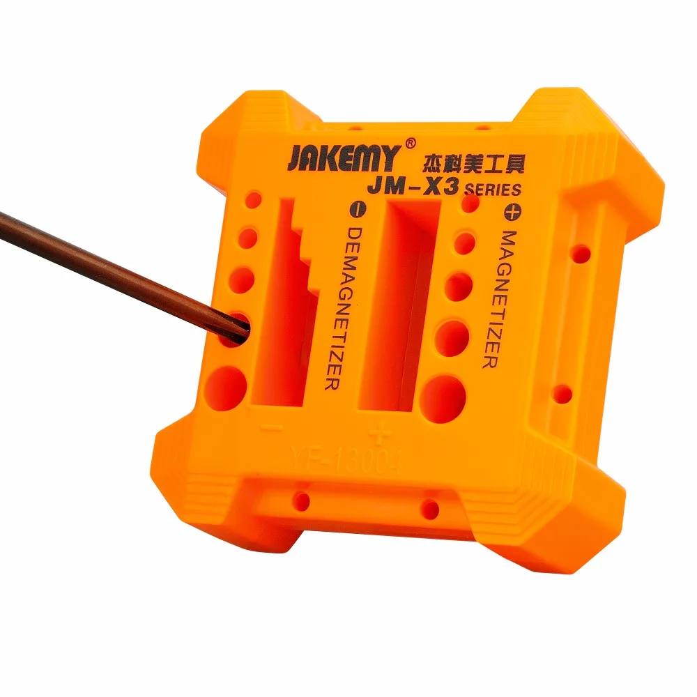 

JAKEMY 1pc Strong Plastic Screwdriver Magnetizer Demagnetizer Tools Tips Bits Screw Driver Magnetic Pick Up Tool