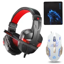 

Gaming headphones Earphone Gaming Headsets Headphone Xbox One Headset with microphone led light for pc ps4 playstation 4 laptop