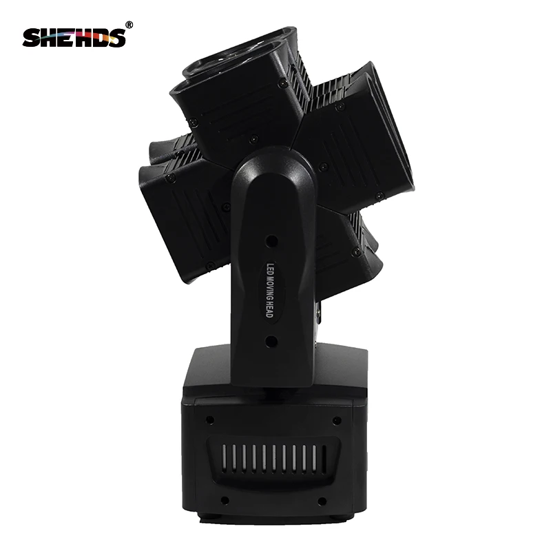 Сценический прожектор SHEHDS светодиодный DMX 8x10 Вт RGBW 4 в 1 движущийся головной