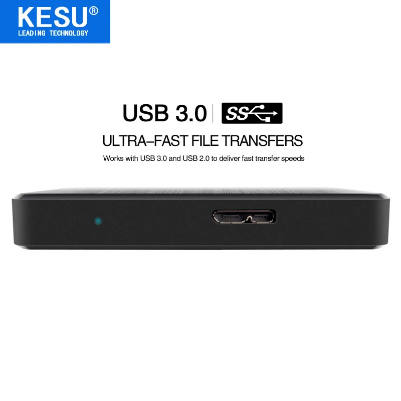 Kesu 1 Tb usb 3,0 disco duro externo de 2 TB 500G de alta disco externo HDD usb original de almacenamiento dispositivo lindo usb flash drive 120 Gb