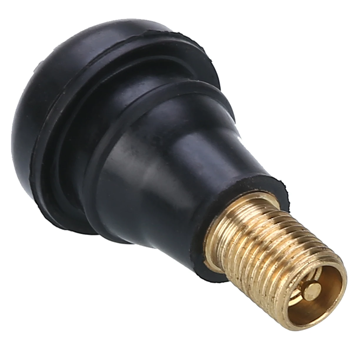 Wheels Tires Parts 10pcs Auto TR412 Tire Valve Stems Short Black Rubber Tyre Tubeless Snap-in Vavle Moped Motorcycle Car Quad