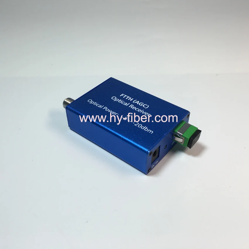 CATV оптический узел мини приемник ftth волоконно преобразователь один RF порт|catv optical