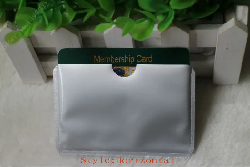 

Free Shipping 20 PCS Anti Theft RFID Card Protector ID Slim Card Holder Prevent Identity Card skimming by NFC, OEM welcome