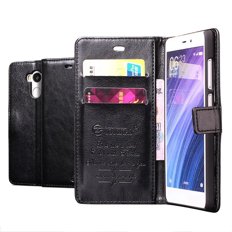 TOMKAS Phone Case For Conque Xiaomi Redmi 4 Pro Redmi 4 Cases Flip Leather Cover Wallet Case For Xiaomi Redmi 4 4Pro Prime  (6)