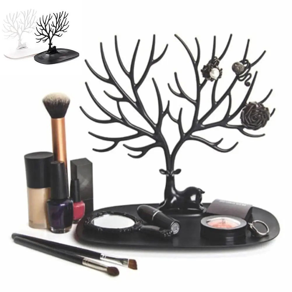 

Jewelry Necklace Ring Earring Tree Stand Display Organizer Holder Show Rack