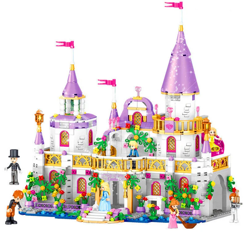 

731pcs Princes Windsor Castle Friend Girl DIY Model Building Blocks For Children Sets Toys Compatible with Friends 41148