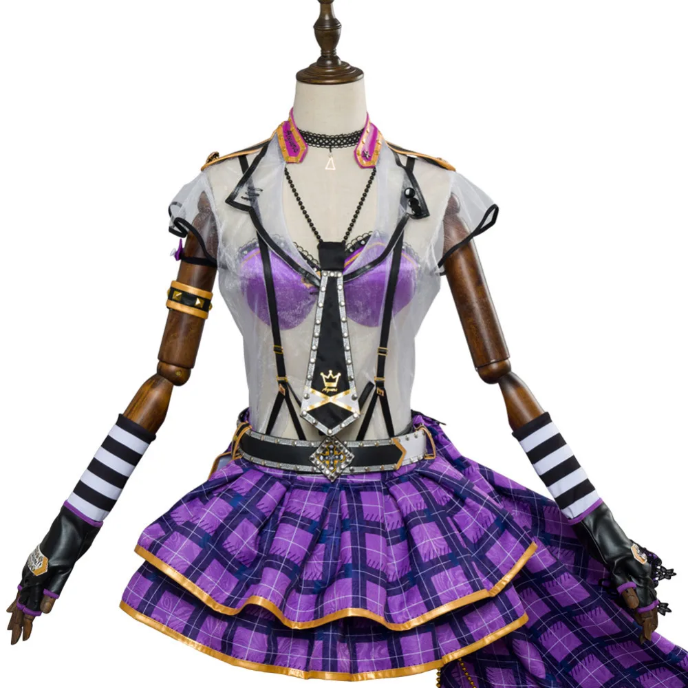 Love Live Cosplay Sunshine! Мари охара костюм для косплея в стиле панк рок полный комплект