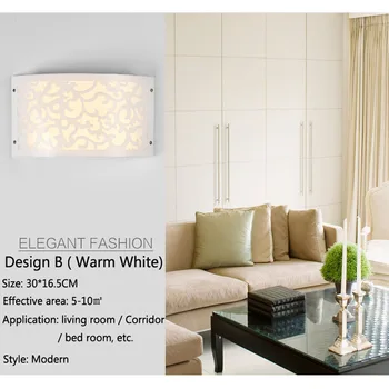 

9W new wall lamp 220V acrylic lampshade iron body good simple Europe style living room light corridor wall lamp free shipping