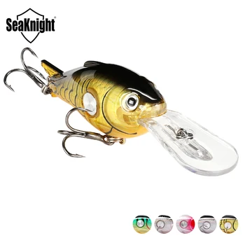 

SeaKnight SK003 Crankbait Fishing Lure 1PC 10g 55mm 1.8-3.9M Floating Wobbler Fishing Lure Deep Diving Crank Bait Hard Saltwater