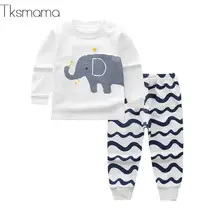 Г., зимние комплекты одежды для маленьких мальчиков, одежда со слоном для мальчиков комплект из толстовки и штанов для младенцев, ZJS00014