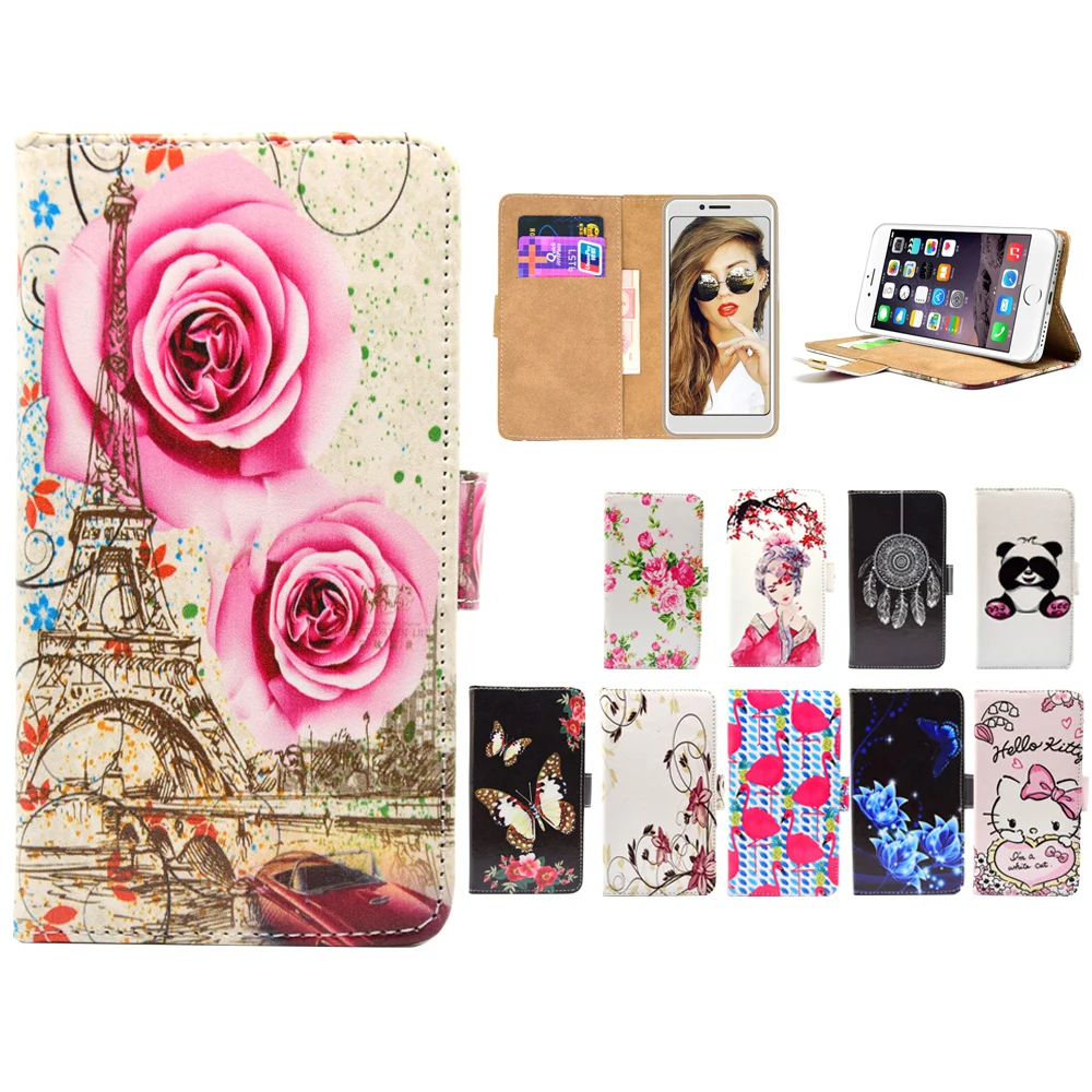 

LIHAIJUN 3C Higt quality Cartoon Flip pu leather Phone Cases Cover For INOI 3 3 Lite 3 Power