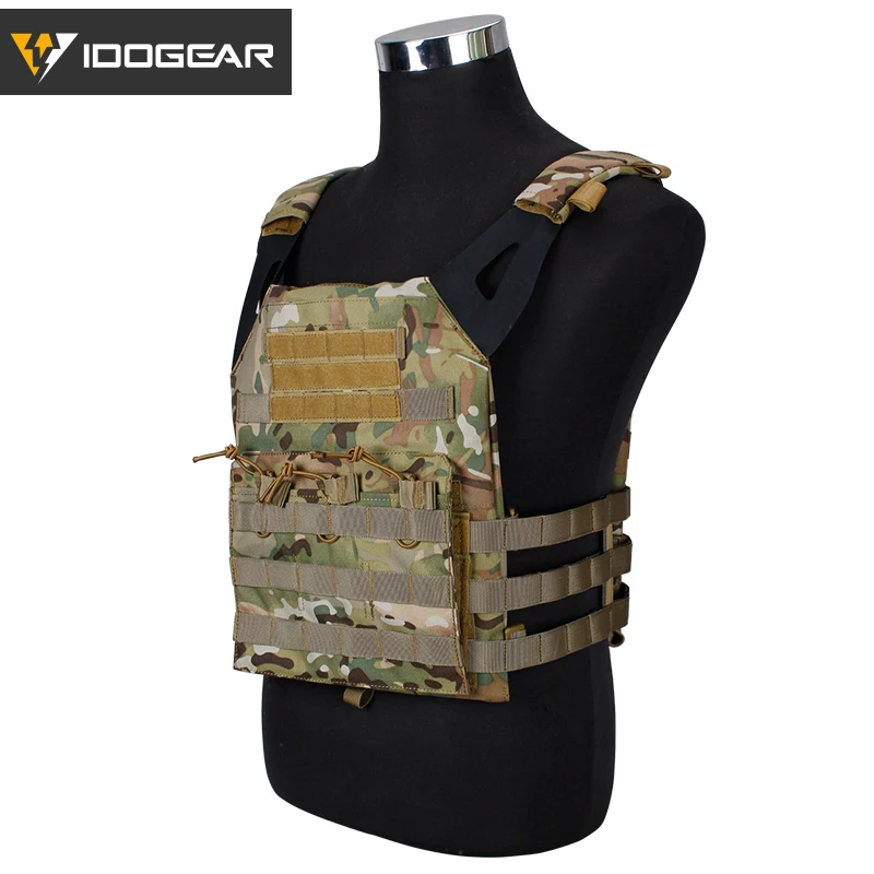 IDOGEAR Tacical Vest Dummy Ballistic 2pcs Plate 9x12" For AVS JPC Vest Paintball 