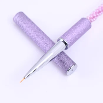 

1Pc Nail Art Liner Brush Paint Drawing Pen Mini Bead Handle Nail Art Tools for Manicuring DIY