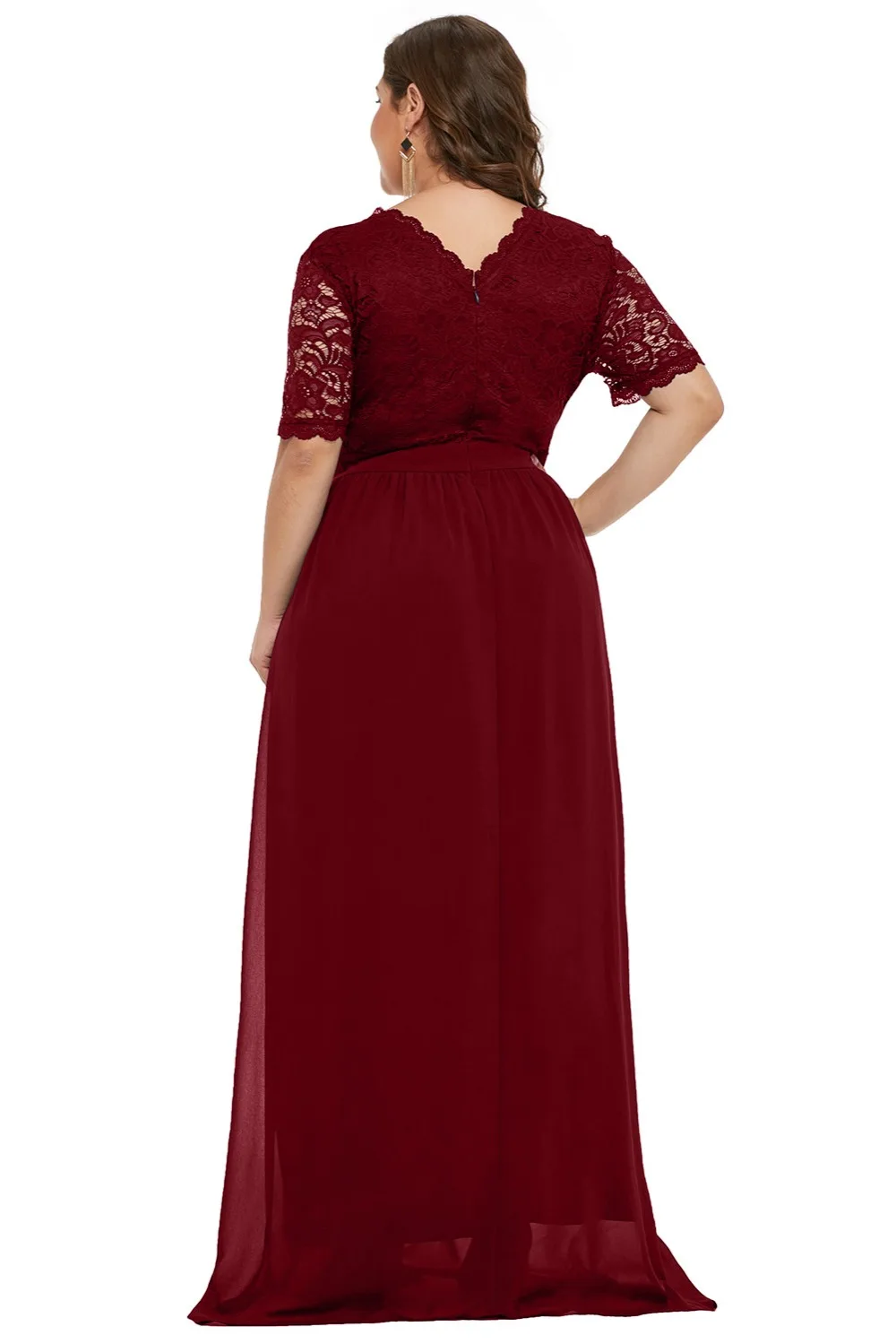 Red-Plus-Size-Chiffon-Evening-Party-Maxi-Dresses-LC610929-3-2